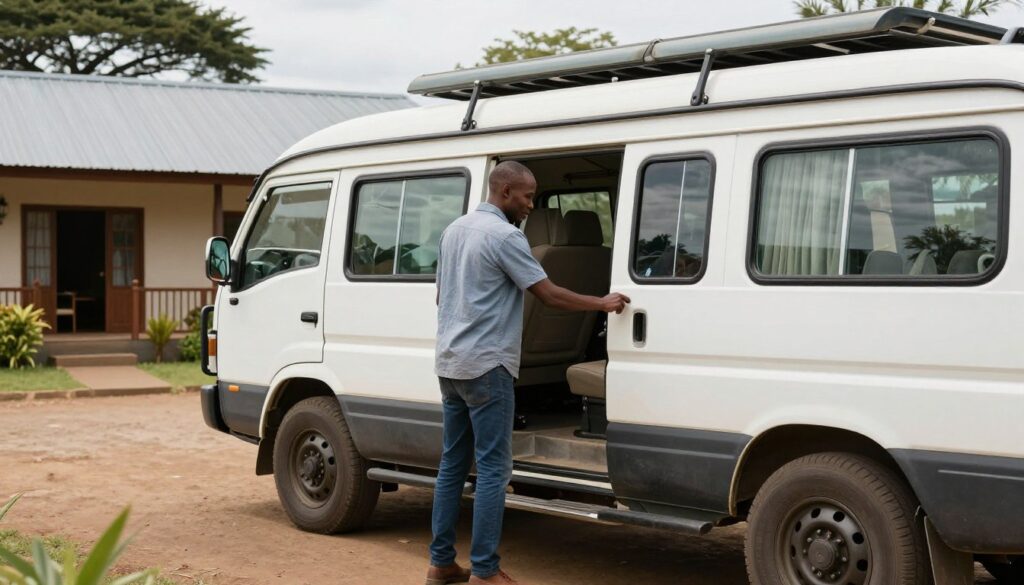 Arusha hotel transfer vehicle