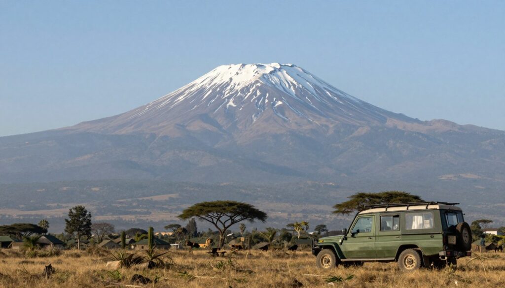 Mount Meru near Arusha