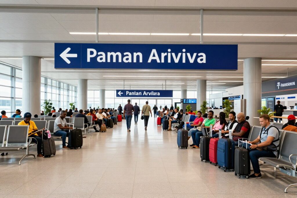 airport arrival meeting point in Tanzania