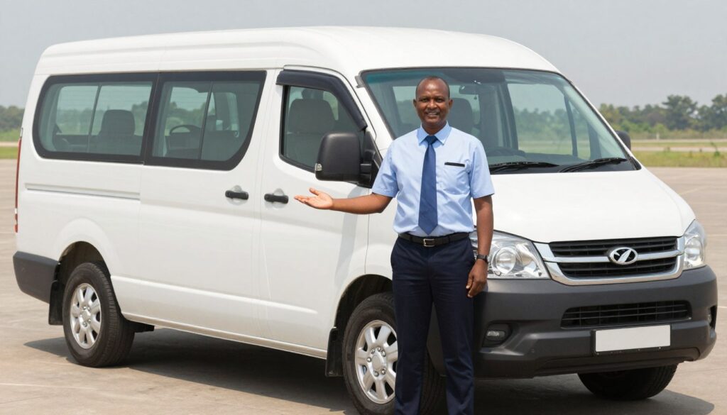 professional airport driver Tanzania